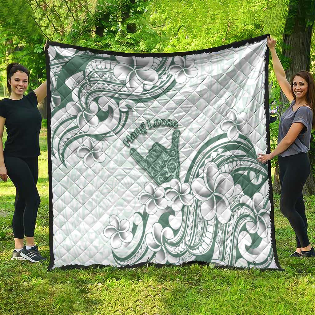 Aloha Hawaii Shaka Quilt Hang Loose Mint Version DT05 - Polynesian Pride