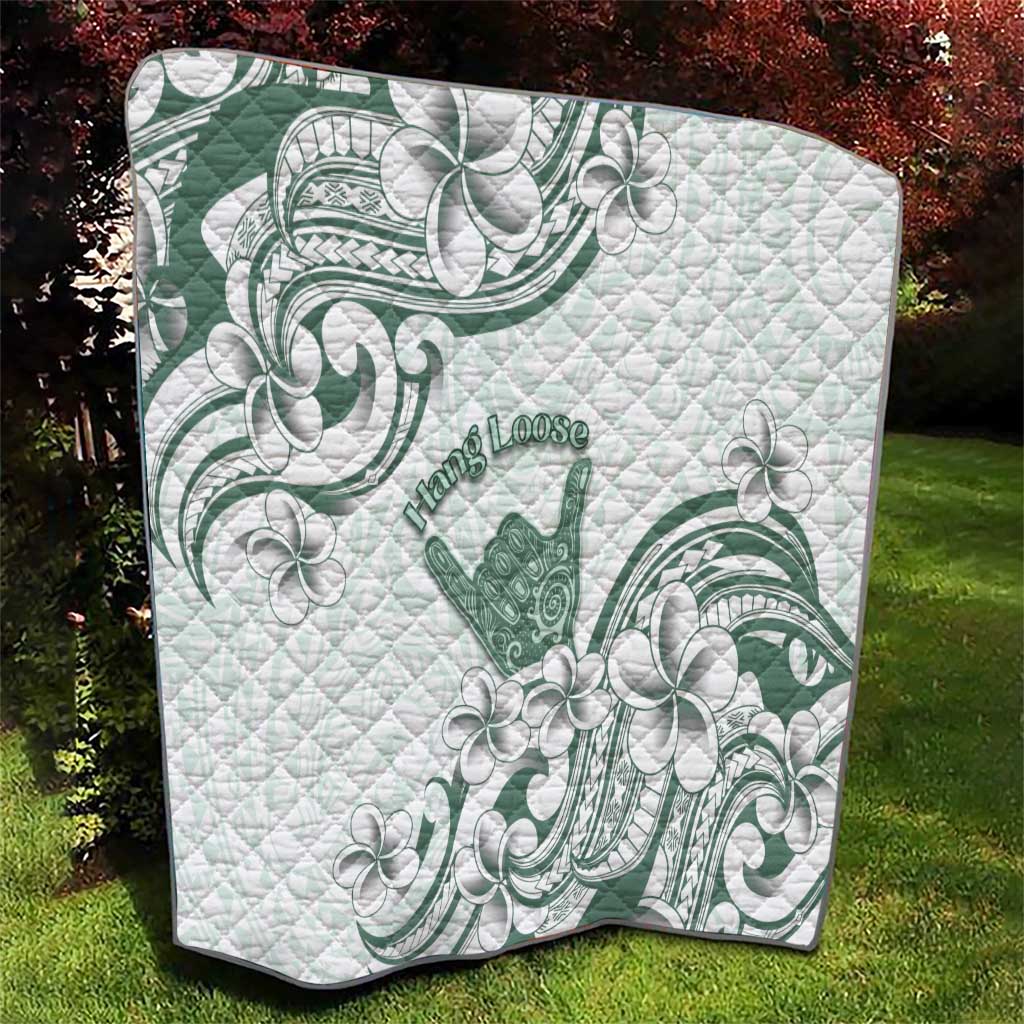 Aloha Hawaii Shaka Quilt Hang Loose Mint Version DT05 - Polynesian Pride