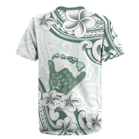 Aloha Hawaii Shaka Rugby Jersey Hang Loose Mint Version DT05 - Polynesian Pride