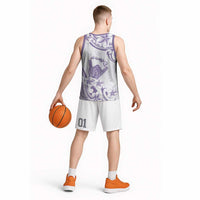 Aloha Hawaii Shaka Basketball Jersey Hang Loose Purple Version DT05 - Polynesian Pride