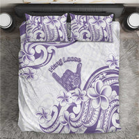 Aloha Hawaii Shaka Bedding Set Hang Loose Purple Version DT05 Purple - Polynesian Pride