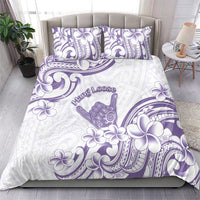 Aloha Hawaii Shaka Bedding Set Hang Loose Purple Version DT05 - Polynesian Pride