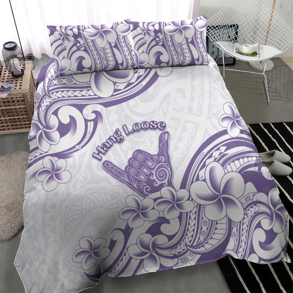 Aloha Hawaii Shaka Bedding Set Hang Loose Purple Version DT05 - Polynesian Pride