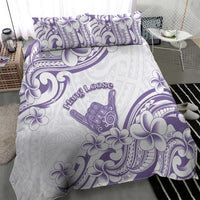 Aloha Hawaii Shaka Bedding Set Hang Loose Purple Version DT05 - Polynesian Pride