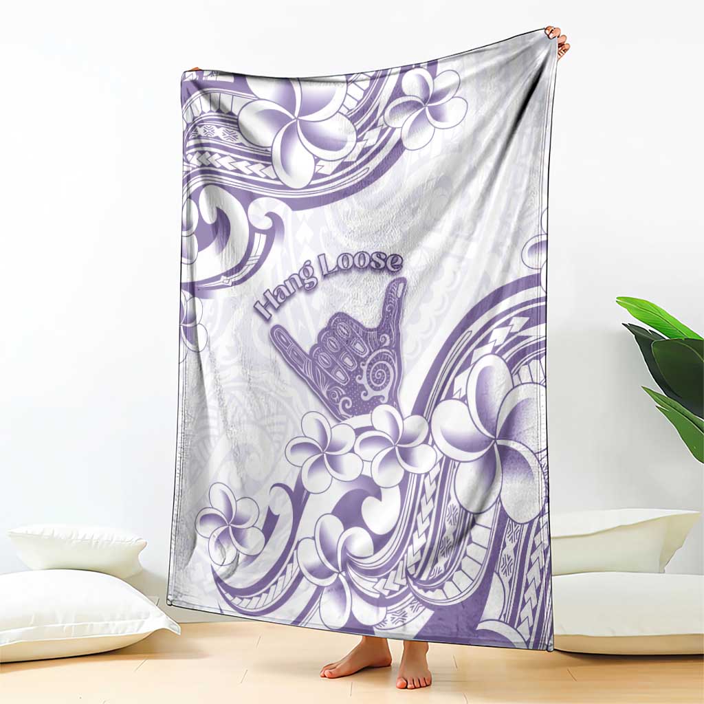 Aloha Hawaii Shaka Blanket Hang Loose Purple Version DT05 - Polynesian Pride