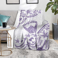 Aloha Hawaii Shaka Blanket Hang Loose Purple Version DT05 - Polynesian Pride