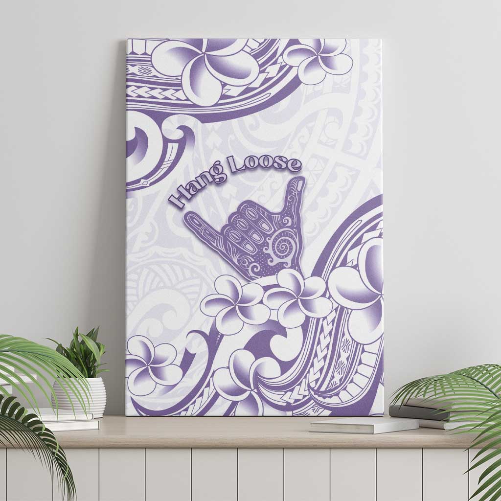 Aloha Hawaii Shaka Canvas Wall Art Hang Loose Purple Version DT05 - Polynesian Pride