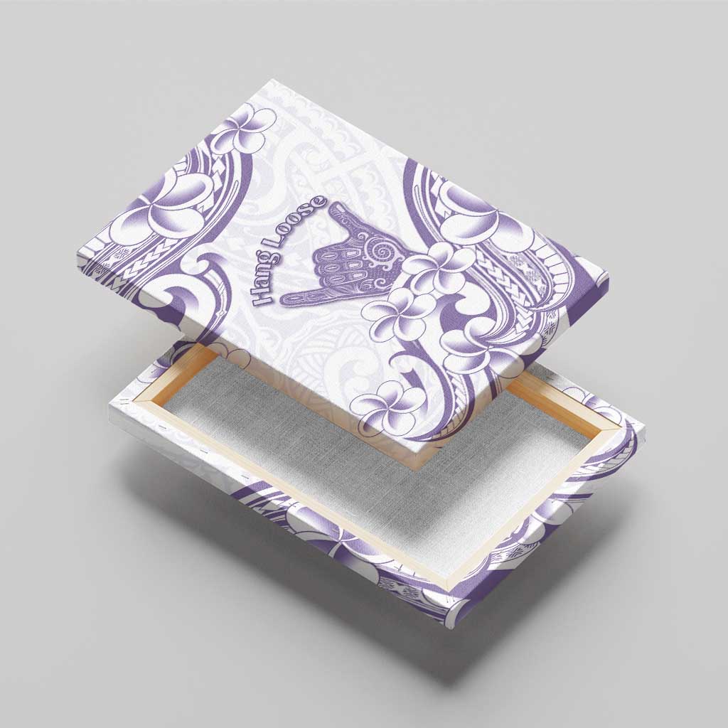 Aloha Hawaii Shaka Canvas Wall Art Hang Loose Purple Version DT05 - Polynesian Pride