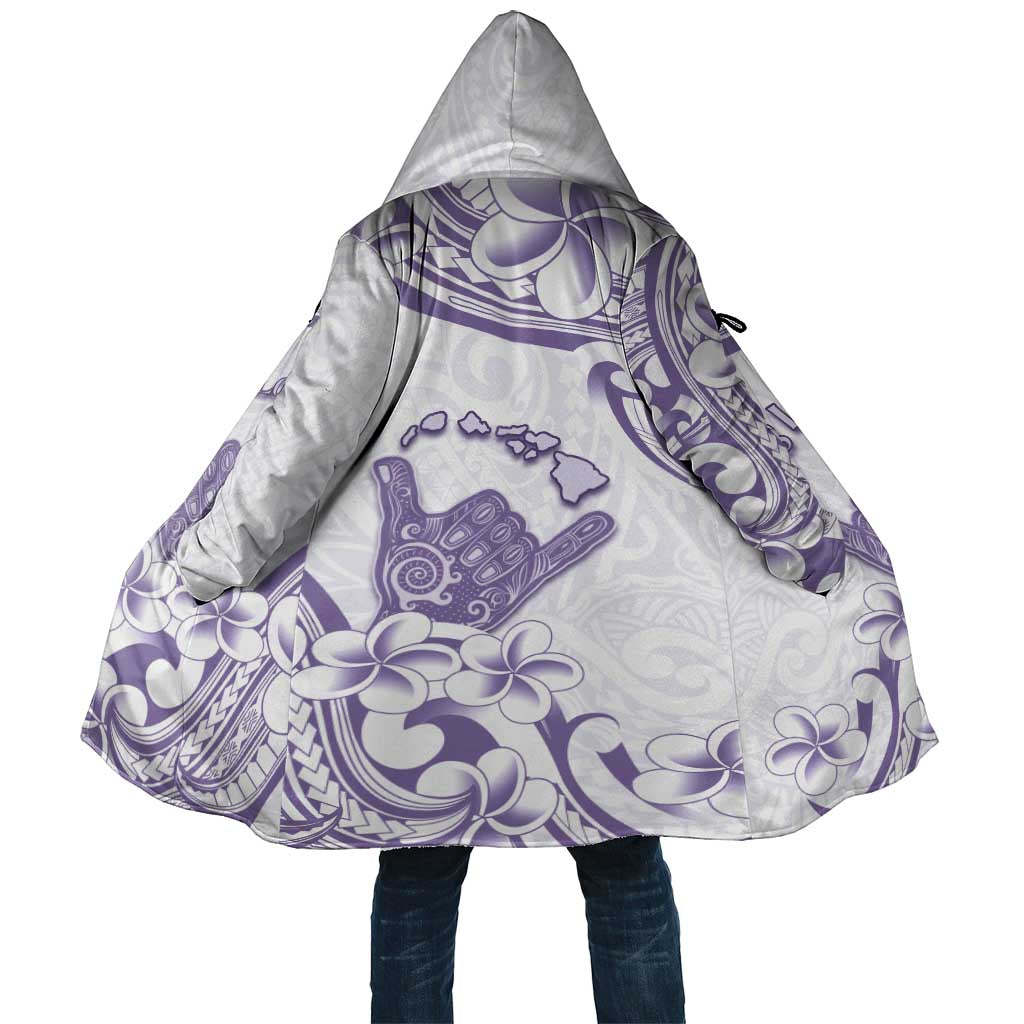 Aloha Hawaii Shaka Cloak Hang Loose Purple Version DT05 Unisex Purple - Polynesian Pride