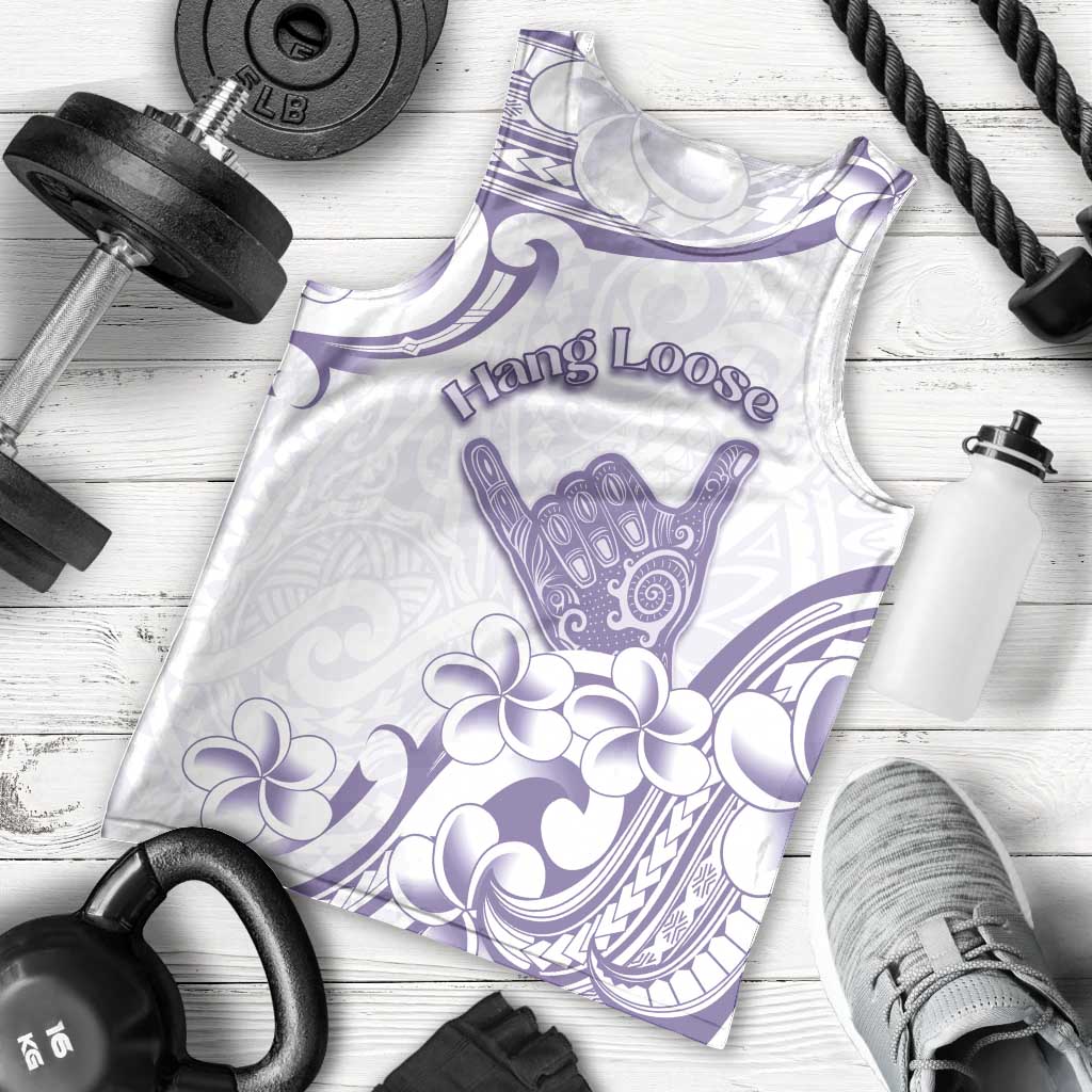 Aloha Hawaii Shaka Men Tank Top Hang Loose Purple Version DT05 - Polynesian Pride