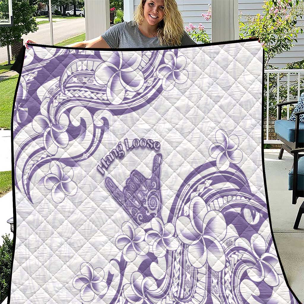 Aloha Hawaii Shaka Quilt Hang Loose Purple Version DT05 Purple - Polynesian Pride