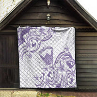 Aloha Hawaii Shaka Quilt Hang Loose Purple Version DT05 - Polynesian Pride