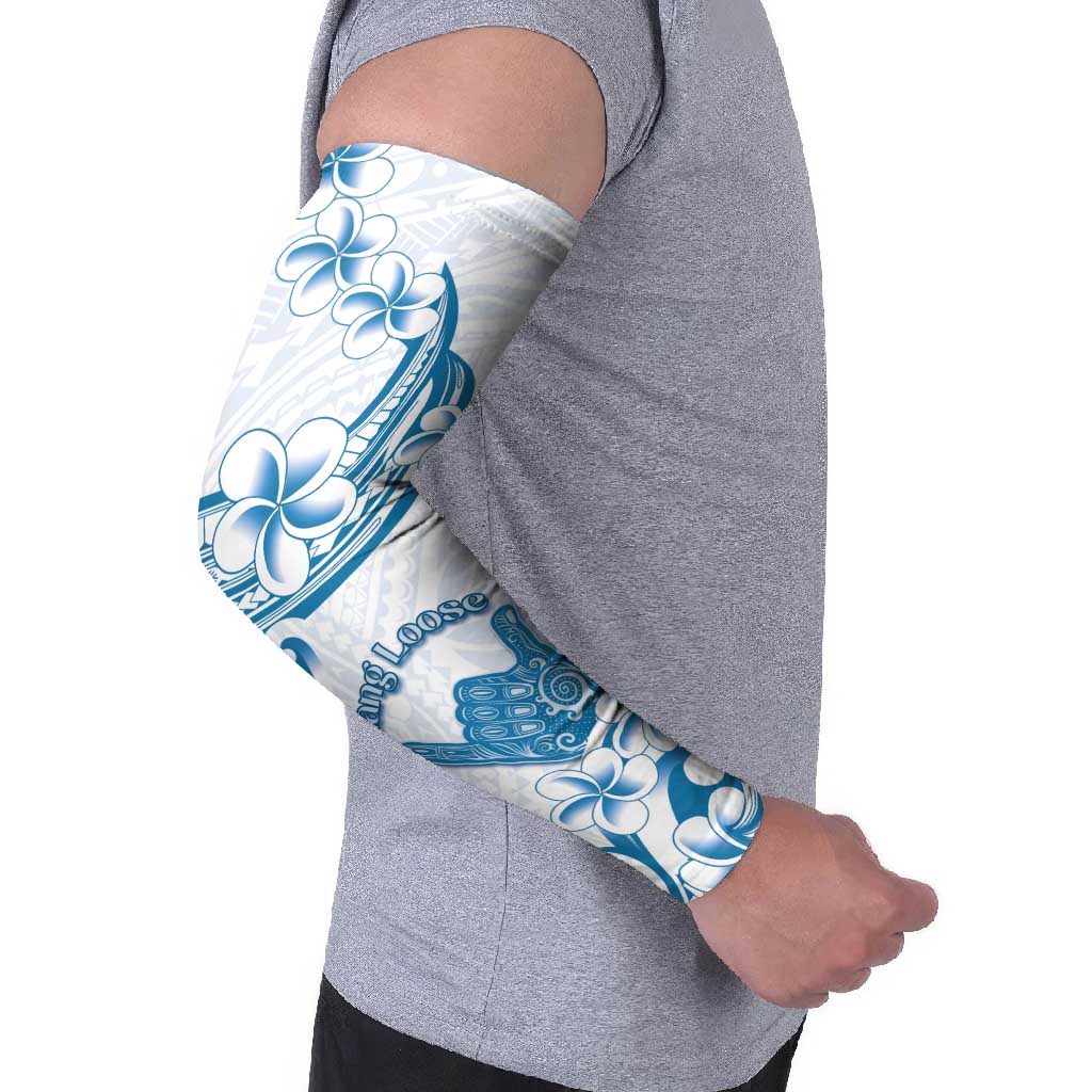 Aloha Hawaii Shaka Arm Sleeves Hang Loose Blue Version DT05 - Polynesian Pride