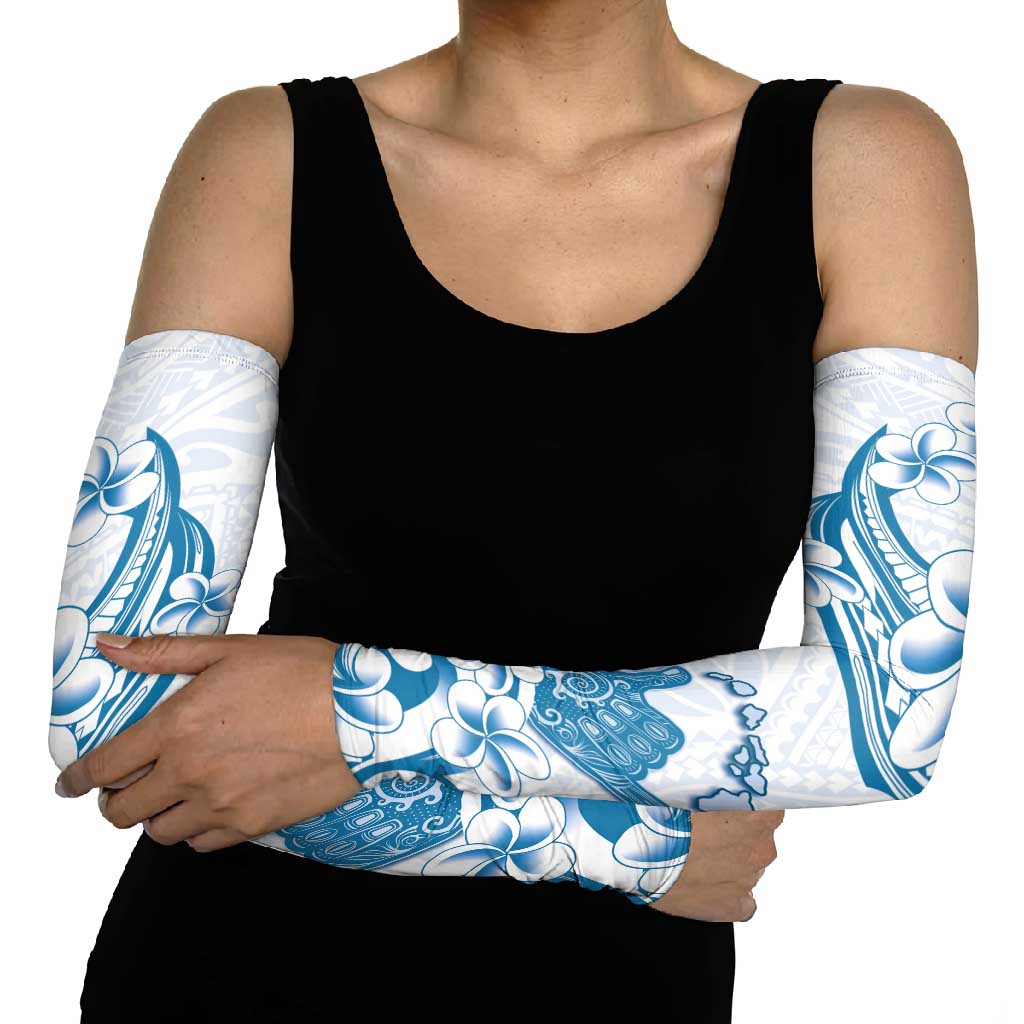 Aloha Hawaii Shaka Arm Sleeves Hang Loose Blue Version DT05 - Polynesian Pride