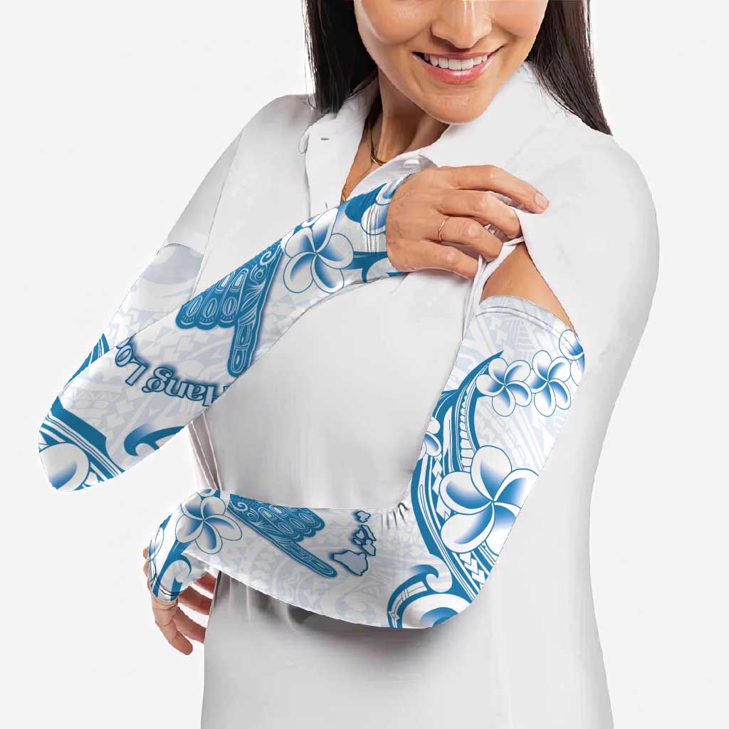 Aloha Hawaii Shaka Arm Sleeves Hang Loose Blue Version DT05 - Polynesian Pride