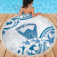 Aloha Hawaii Shaka Beach Blanket Hang Loose Blue Version DT05 - Polynesian Pride