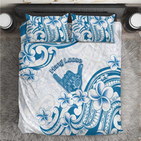 Aloha Hawaii Shaka Bedding Set Hang Loose Blue Version DT05 Blue - Polynesian Pride