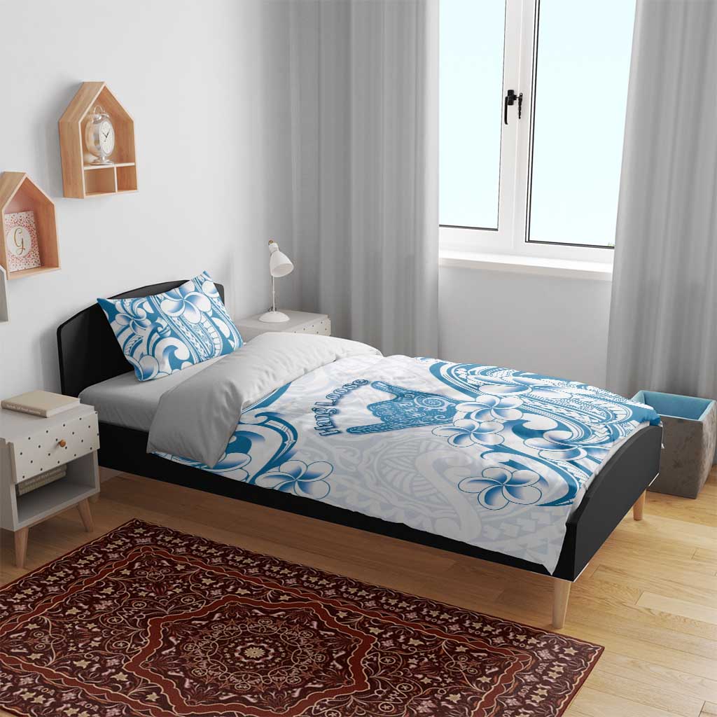 Aloha Hawaii Shaka Bedding Set Hang Loose Blue Version DT05 - Polynesian Pride