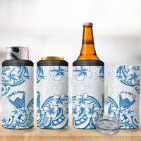 Aloha Hawaii Shaka 4 in 1 Can Cooler Tumbler Hang Loose Blue Version DT05 - Polynesian Pride