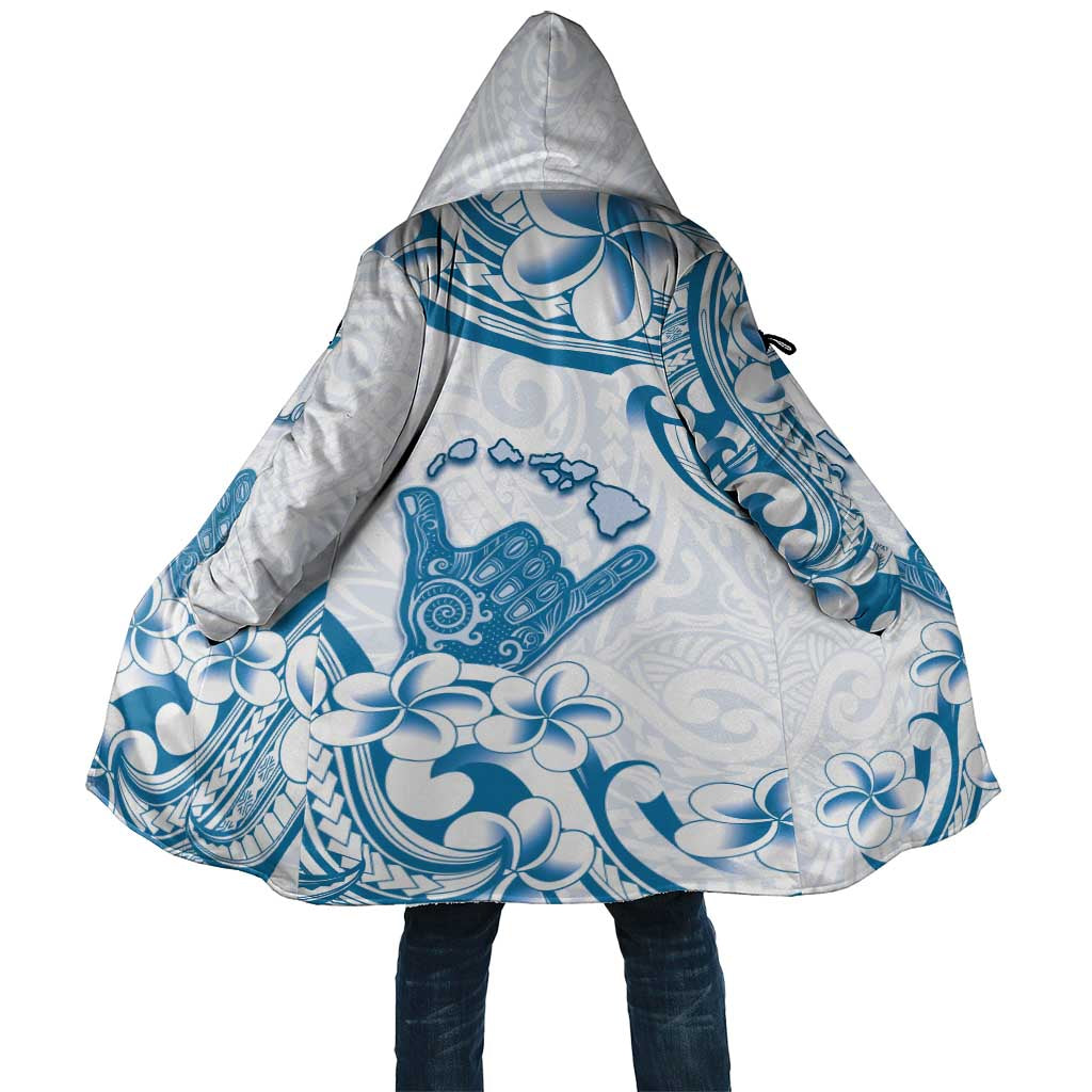 Aloha Hawaii Shaka Cloak Hang Loose Blue Version DT05 Unisex Blue - Polynesian Pride