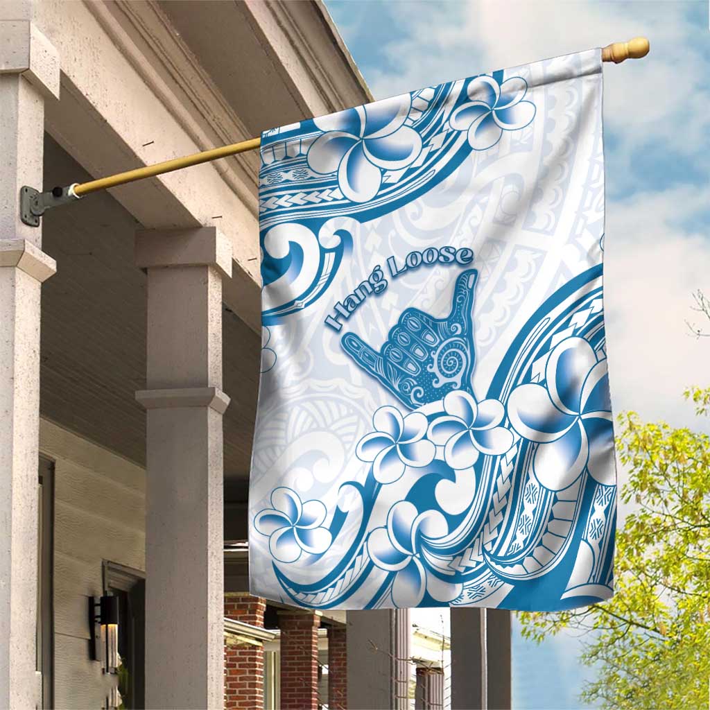 Aloha Hawaii Shaka Garden Flag Hang Loose Blue Version DT05 House Flag Blue - Polynesian Pride