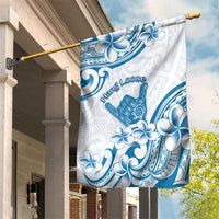 Aloha Hawaii Shaka Garden Flag Hang Loose Blue Version DT05 House Flag Blue - Polynesian Pride