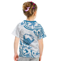 Aloha Hawaii Shaka Kid T Shirt Hang Loose Blue Version DT05 - Polynesian Pride