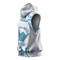 Aloha Hawaii Shaka Sleeveless Hoodie Hang Loose Blue Version DT05 - Polynesian Pride