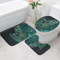 New Zealand Dart Bathroom Set Maori Fern With Paua Shell DT05 - Polynesian Pride