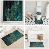 New Zealand Dart Bathroom Set Maori Fern With Paua Shell DT05 - Polynesian Pride