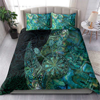New Zealand Dart Bedding Set Maori Fern With Paua Shell DT05 - Polynesian Pride