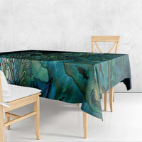 New Zealand Dart Tablecloth Maori Fern With Paua Shell DT05 - Polynesian Pride