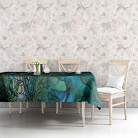 New Zealand Dart Tablecloth Maori Fern With Paua Shell DT05 - Polynesian Pride