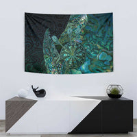 New Zealand Dart Tapestry Maori Fern With Paua Shell DT05 - Polynesian Pride