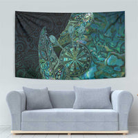 New Zealand Dart Tapestry Maori Fern With Paua Shell DT05 - Polynesian Pride