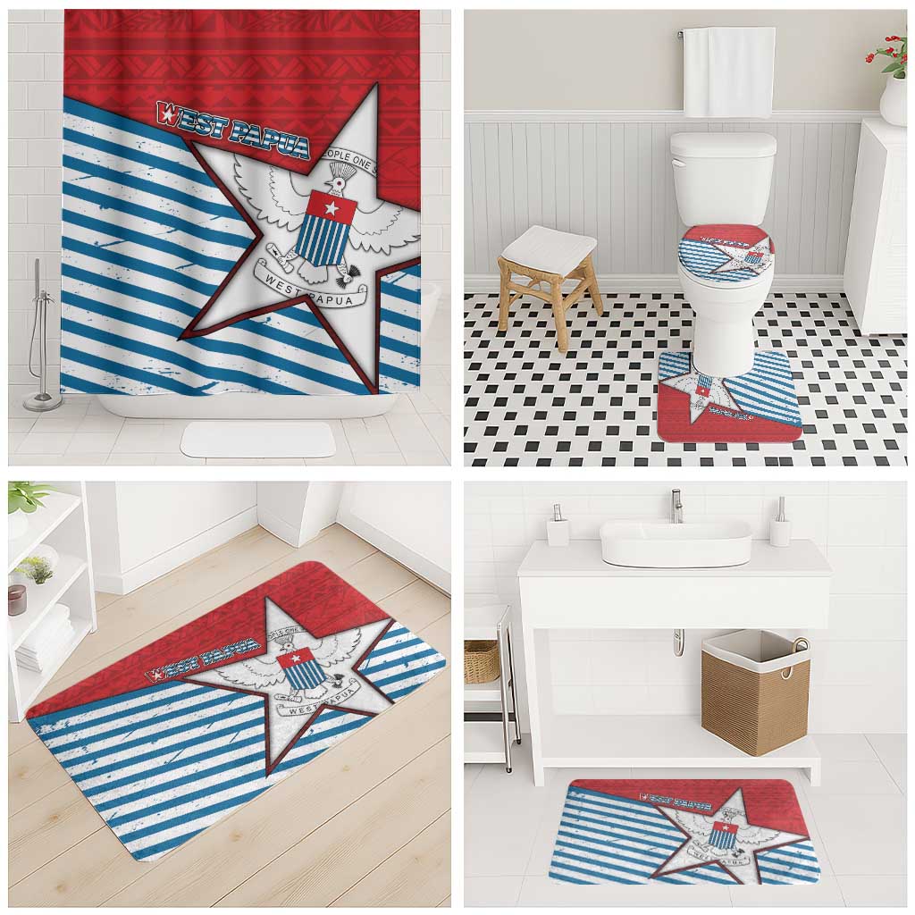 West Papua Morning Star Bathroom Set One People One Soul DT05 - Polynesian Pride