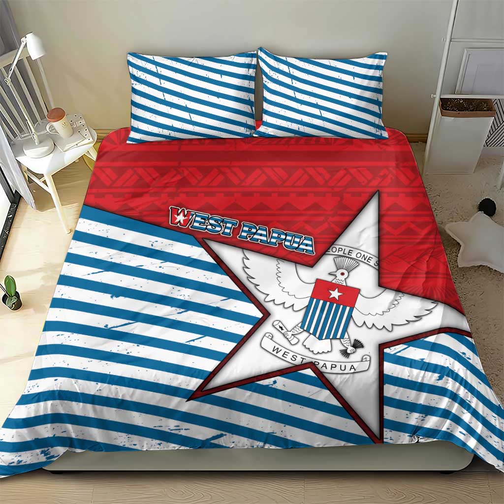 West Papua Morning Star Bedding Set One People One Soul DT05 - Polynesian Pride