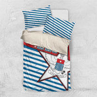 West Papua Morning Star Bedding Set One People One Soul DT05 US Twin 172cm x 218cm Red - Polynesian Pride
