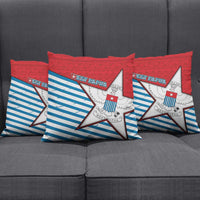 West Papua Morning Star Pillow Cover One People One Soul DT05 - Polynesian Pride