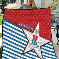 West Papua Morning Star Quilt One People One Soul DT05 Red - Polynesian Pride