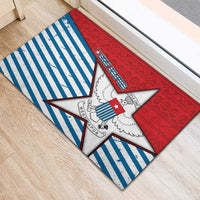 West Papua Morning Star Rubber Doormat One People One Soul DT05 - Polynesian Pride