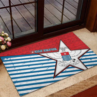 West Papua Morning Star Rubber Doormat One People One Soul DT05 - Polynesian Pride