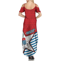West Papua Morning Star Summer Maxi Dress One People One Soul DT05 - Polynesian Pride