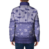Hawaii Christmas In July Padded Jacket Amethyst Purple Mele Kalikimaka Sea Animals DT05 - Polynesian Pride