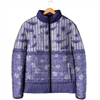 Hawaii Christmas In July Padded Jacket Amethyst Purple Mele Kalikimaka Sea Animals DT05 - Polynesian Pride