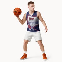 Personalised Falefa Samoa Village Basketball Jersey Valley Polynesian Tribal Hibiscus Floral DT05 - Polynesian Pride