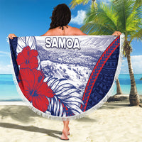 Falefa Samoa Village Beach Blanket Valley Polynesian Tribal Hibiscus Floral DT05 - Polynesian Pride