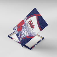 Falefa Samoa Village Canvas Wall Art Valley Polynesian Tribal Hibiscus Floral DT05 With Frame Navy - Polynesian Pride
