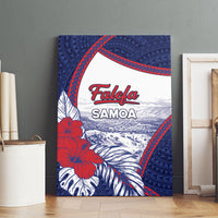 Falefa Samoa Village Canvas Wall Art Valley Polynesian Tribal Hibiscus Floral DT05 - Polynesian Pride