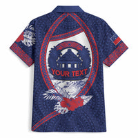 Personalised Falefa Samoa Village Hawaiian Shirt Valley Polynesian Tribal Hibiscus Floral DT05 - Polynesian Pride